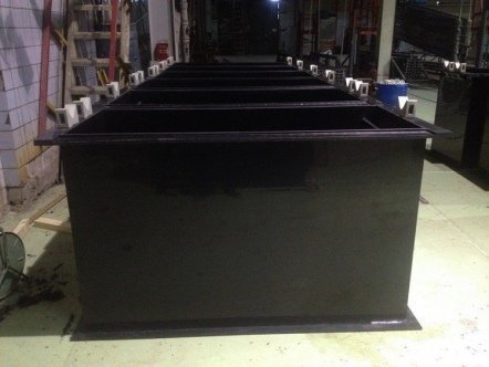 Гальванические ванны из полипропилена