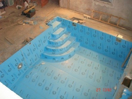 Как подогреть воду в полипропиленовом бассейне?