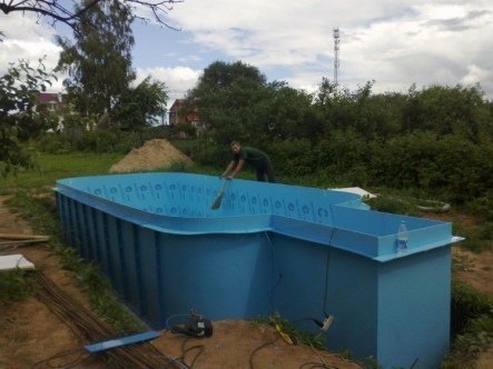 Бассейн из полипропилена