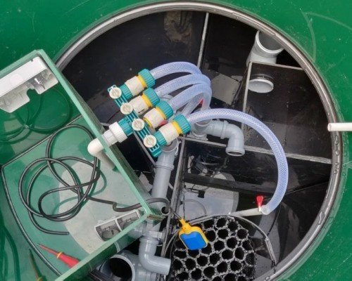 Компрессор в септике Евролос